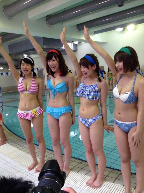 【アイドル水泳大会】昭和から平成までポロリもあった水泳大会画像 52