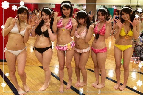 【アイドル水泳大会】昭和から平成までポロリもあった水泳大会画像 76