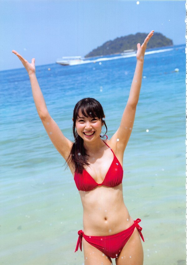 【高柳明音グラビア画像】コロナで卒業が延期になっちゃったSKE48アイドルの水着姿 32