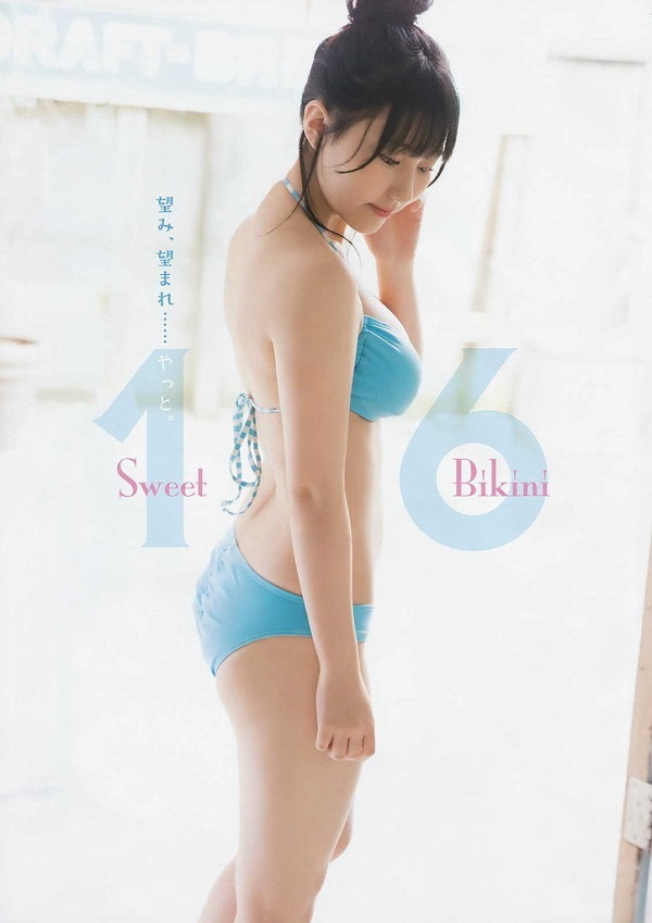 【田中美久エロ画像】水着グラビアでオッパイが大きいと評判のHKT48アイドル 12