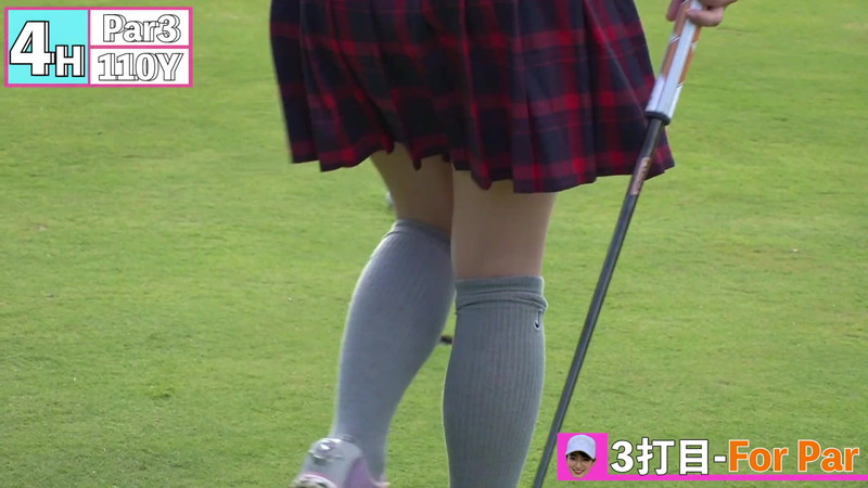 【女子アナキャプ画像】ゴルフでスカートひらひらさせてパンチラ寸前！？ 60