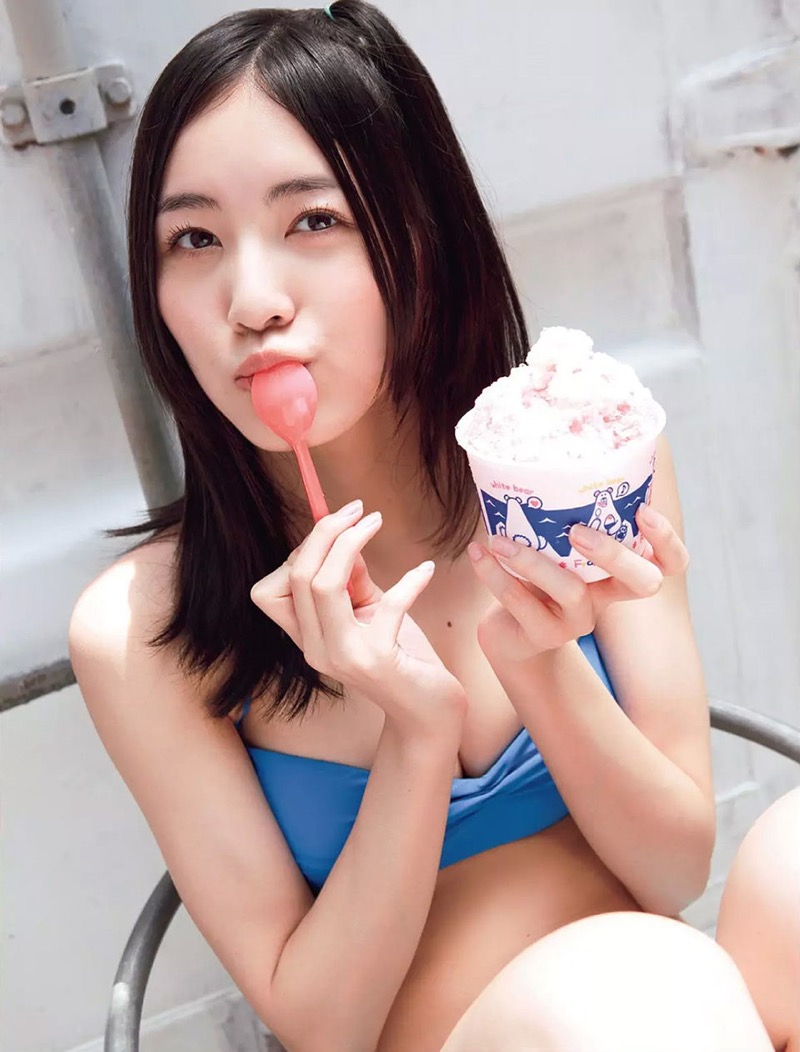 【松井珠理奈グラビア画像】SKE48所属アイドルの健全でビキニ姿が眩しいスレンダーボディ 63