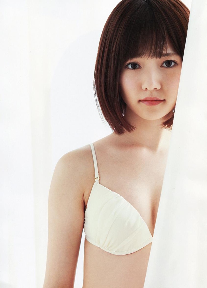 【島崎遥香グラビア画像】さらさらロングのボブヘアが似合ってエクボも可愛い元AKB48アイドル 36