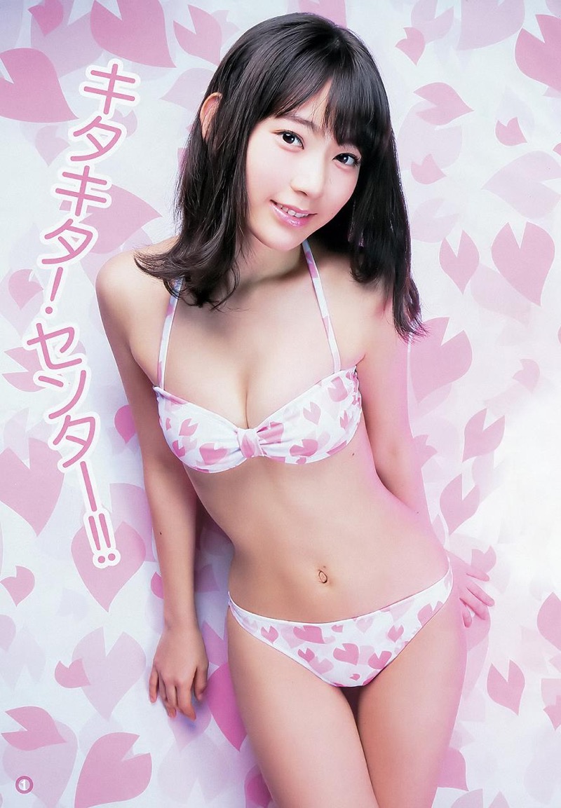 【宮脇咲良グラビア画像】透明感のある美肌がキレイな美少女系AKB48アイドルのエッチなビキニ姿 48