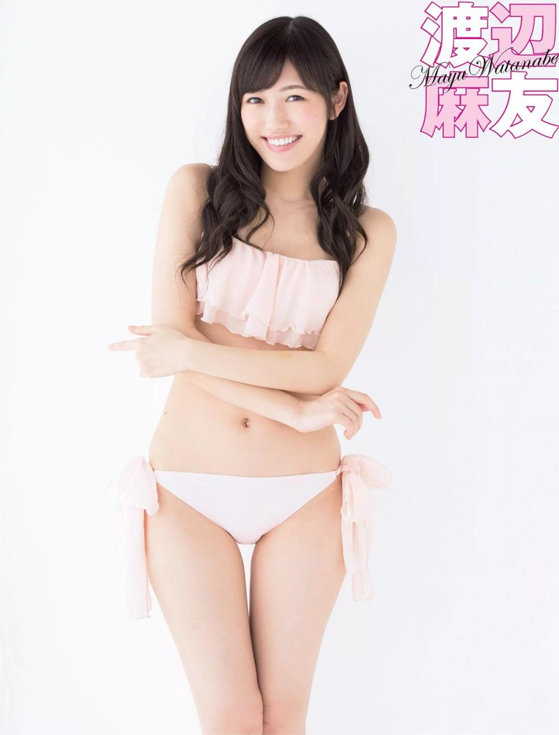 【渡辺麻友グラビア画像】笑顔が可愛いAKB48アイドルまゆゆのちょっとエッチなビキニ姿でヌキたい！ 80