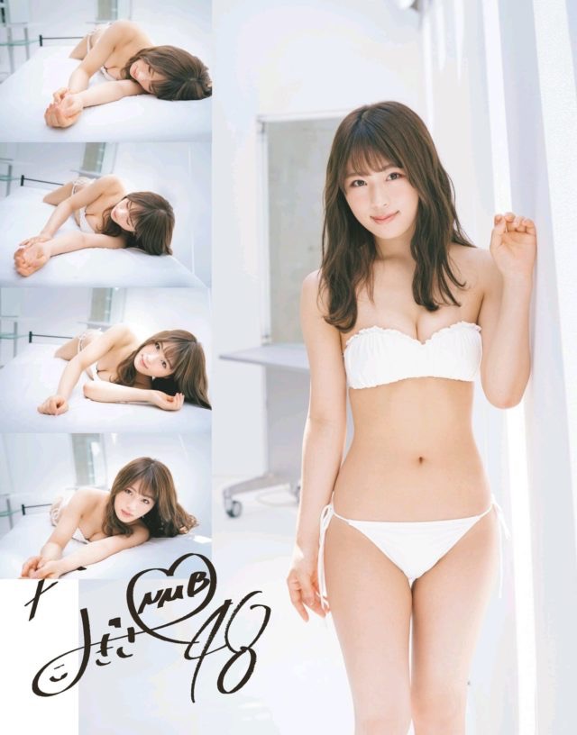 【渋谷凪咲グラビア画像】満面の笑顔がとっても可愛らしいNMB48アイドルのちょっとエッチな水着写真 32