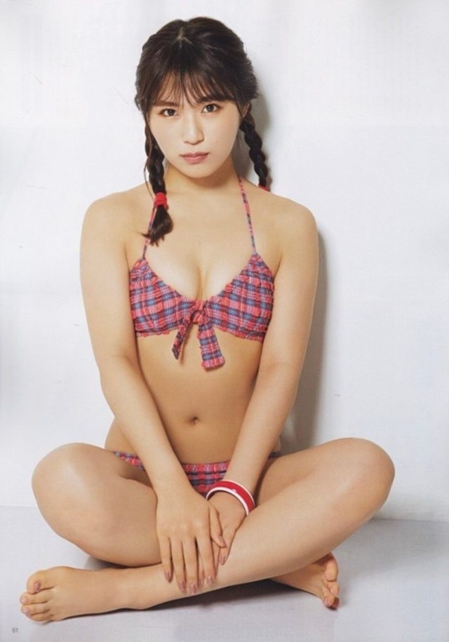【渋谷凪咲グラビア画像】満面の笑顔がとっても可愛らしいNMB48アイドルのちょっとエッチな水着写真 47