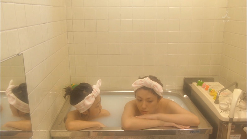 【入浴キャプ画像】ドラマとかで放送された女優さんのセクシーな入浴シーンｗ 18
